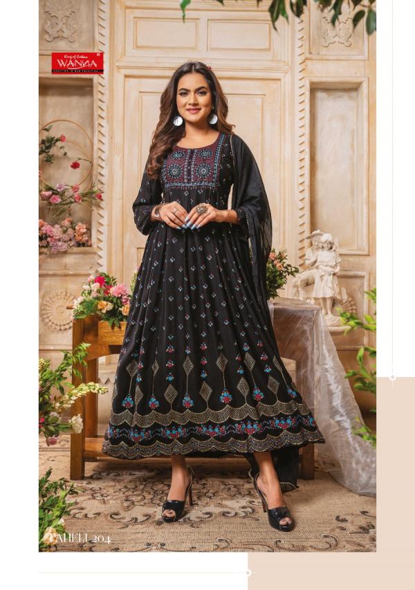 Wanna Paheli 2 Fancy Wear Anarkali Kurti With Dupatta Collection